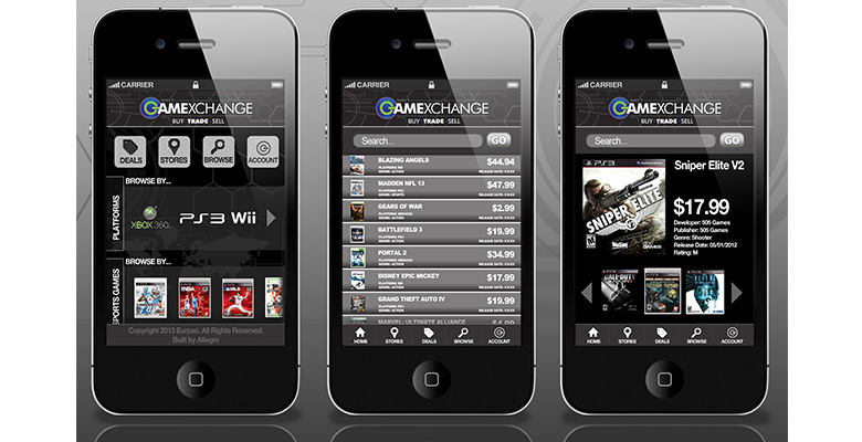 GameXchange Application Design
